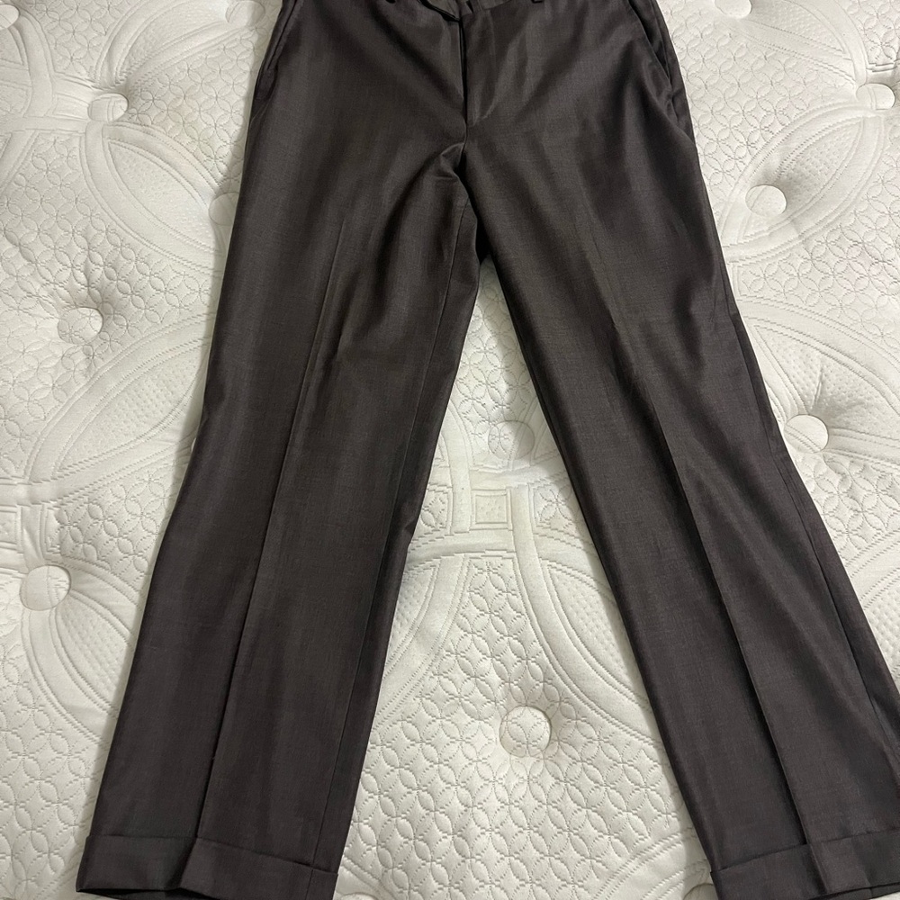 Peter Millar & Loro Piana Brown Charcoal Trousers